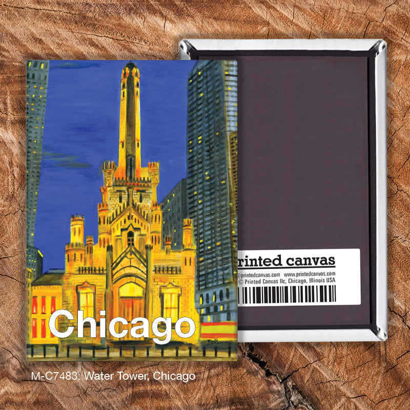Water Tower, Chicago, Magnet (M-7483A) - Arte House