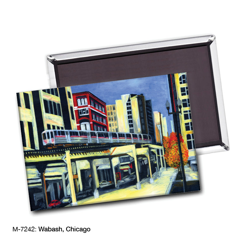 Wabash, Chicago, Magnet (M-7242A) - Arte House