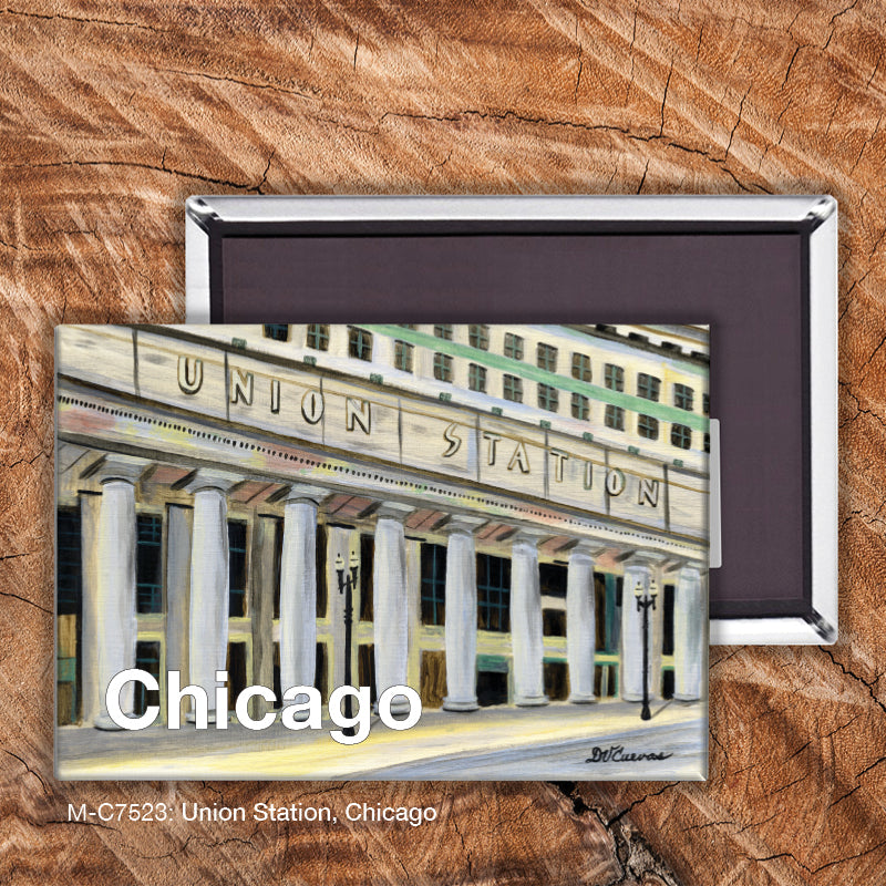 Union Station, Chicago, Magnet (M-7523A) - Arte House