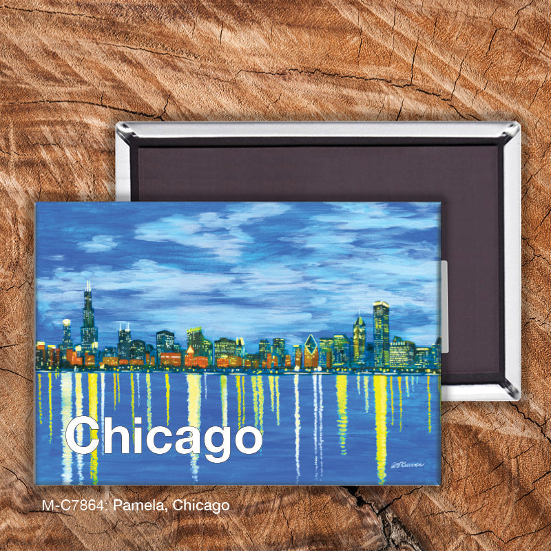 Pamela, Chicago, Magnet (M-7864A)