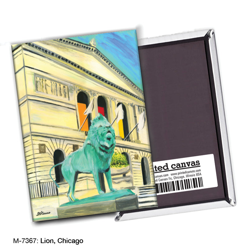 Lion, Chicago, Magnet (M-7367A) - Arte House