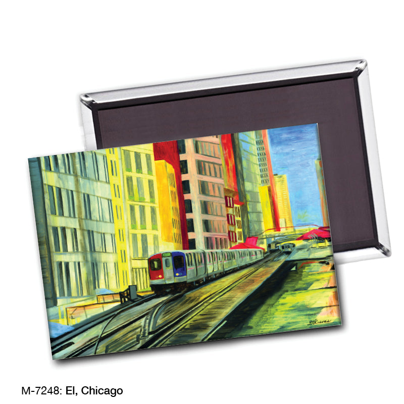 El, Chicago, Magnet (M-7248A) - Arte House