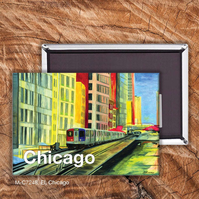 El, Chicago, Magnet (M-7248A) - Arte House