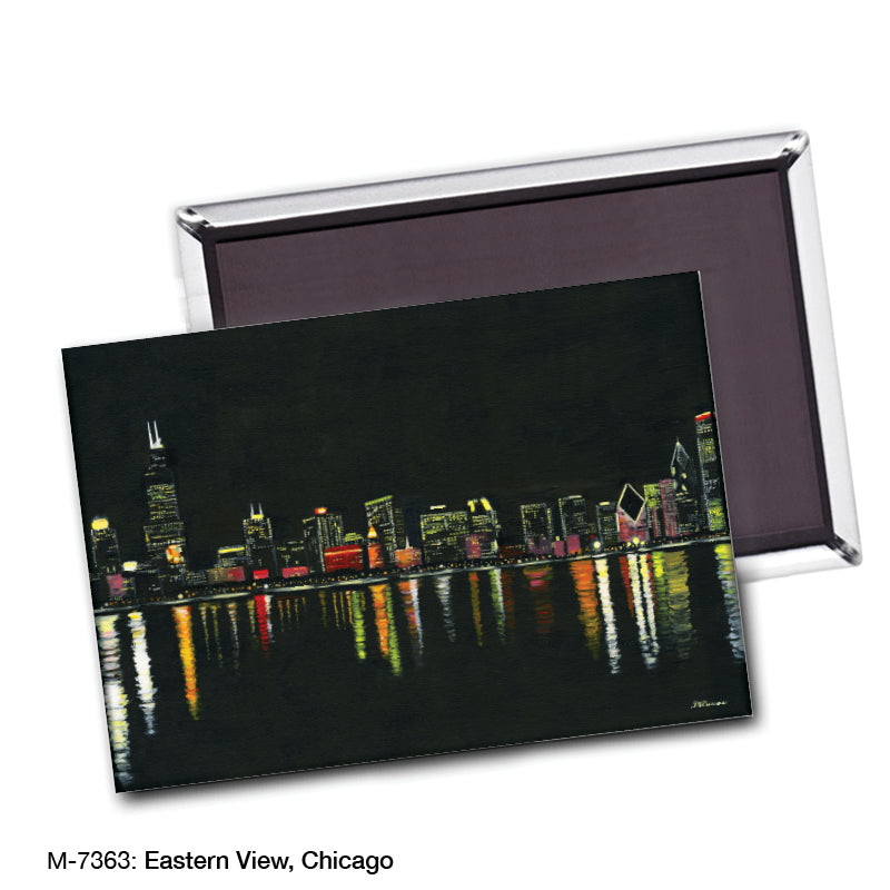 Eastern View, Chicago, Magnet (M-7363A) - Arte House