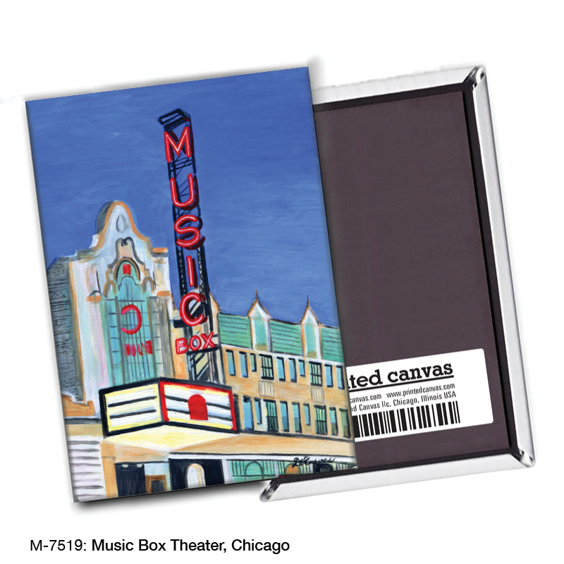 Music Box Theater, Chicago, Magnet (M-7519A) - Arte House