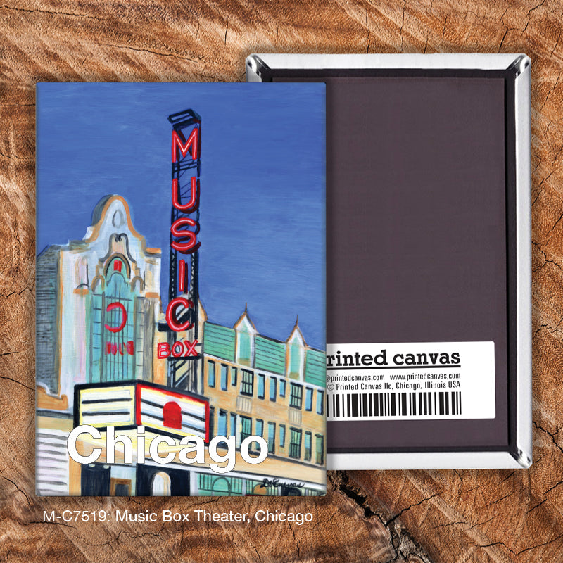 Music Box Theater, Chicago, Magnet (M-7519A) - Arte House