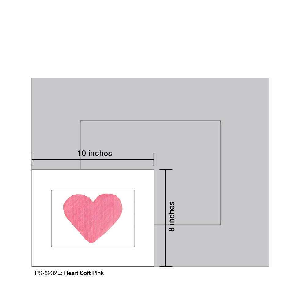 Heart Soft Pink, Print (#8232E) - Arte House