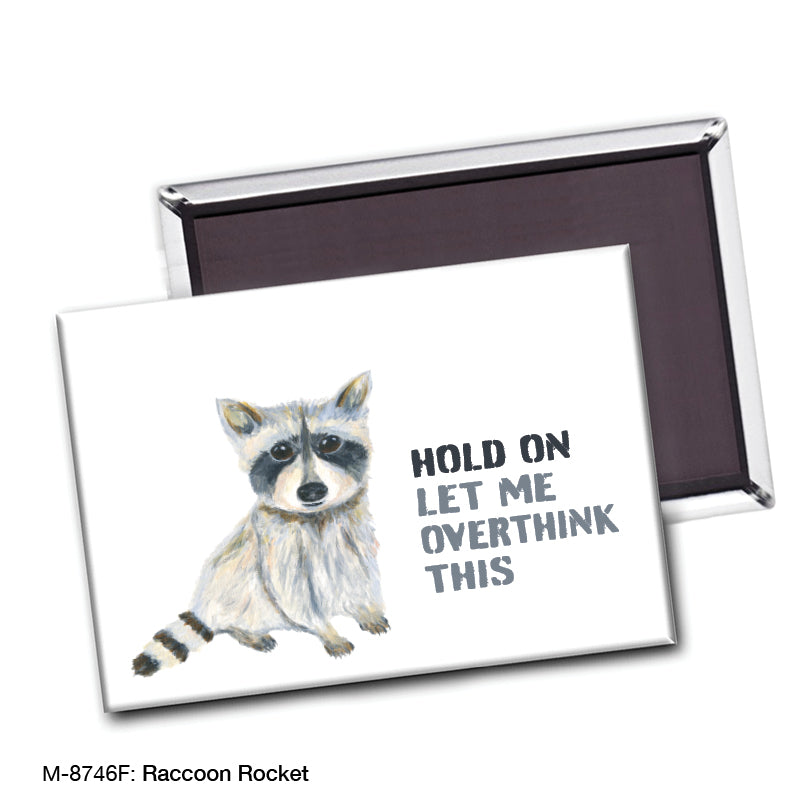 Raccoon Rocket, Magnet (M-8746F) - Arte House