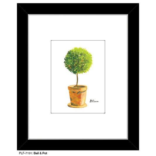 Ball & Pot, Print (#7191A)