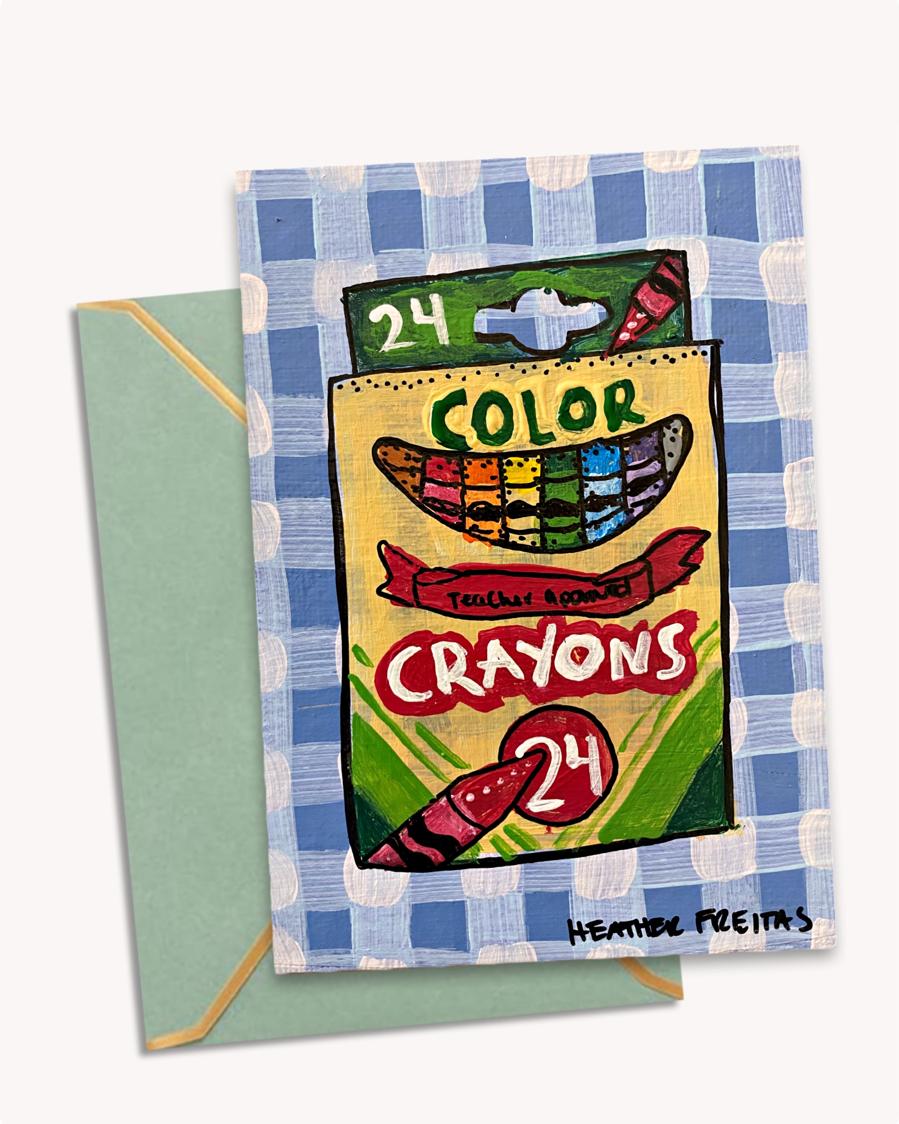 Crayons - Greeting Card / Fine Art Print - Arte House