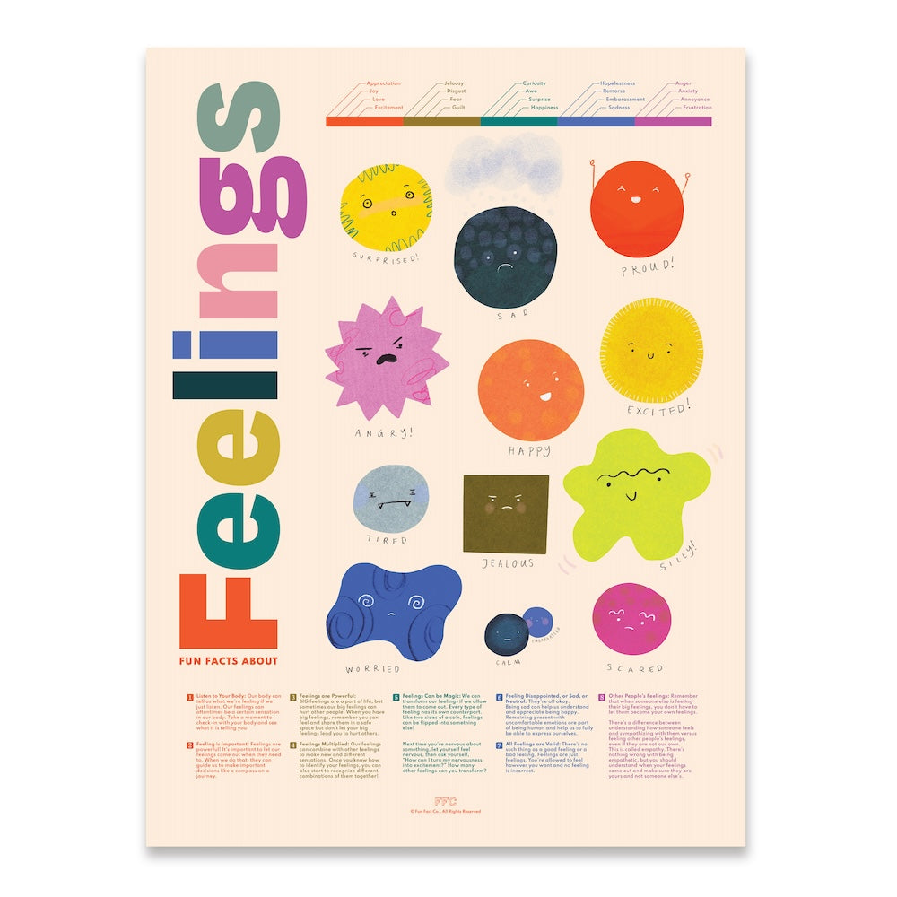 Fun Facts About Feelings Giclée Print