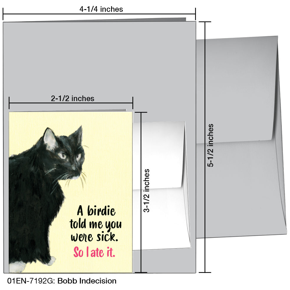 Bobb Indecision, Greeting Card (7192G) - Arte House