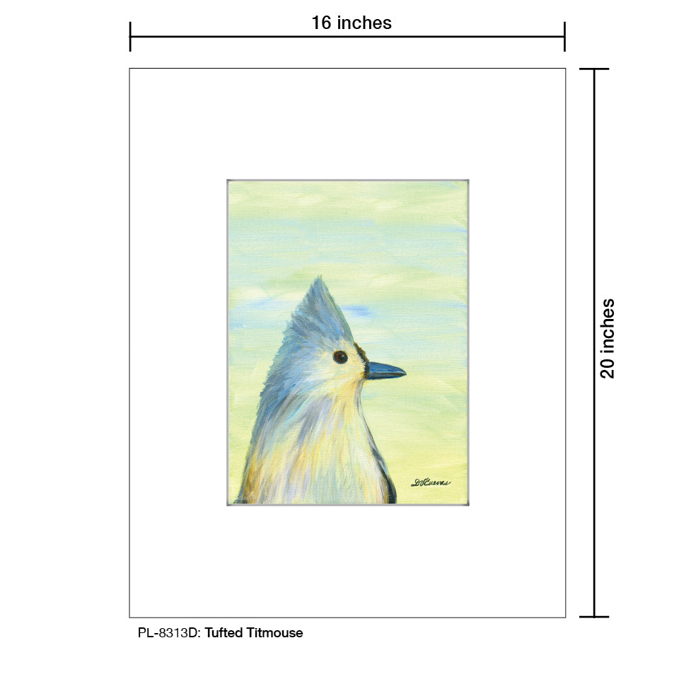 Tufted Titmouse, Print (#8313D) - Arte House