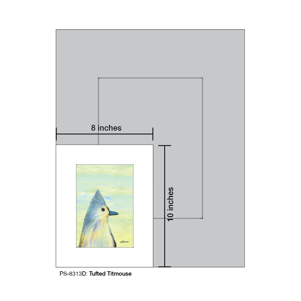 Tufted Titmouse, Print (#8313D) - Arte House