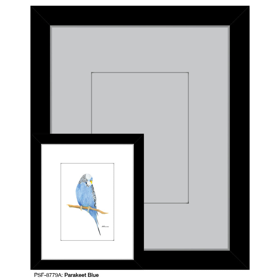 Parakeet Blue, Print (#8779A) - Arte House