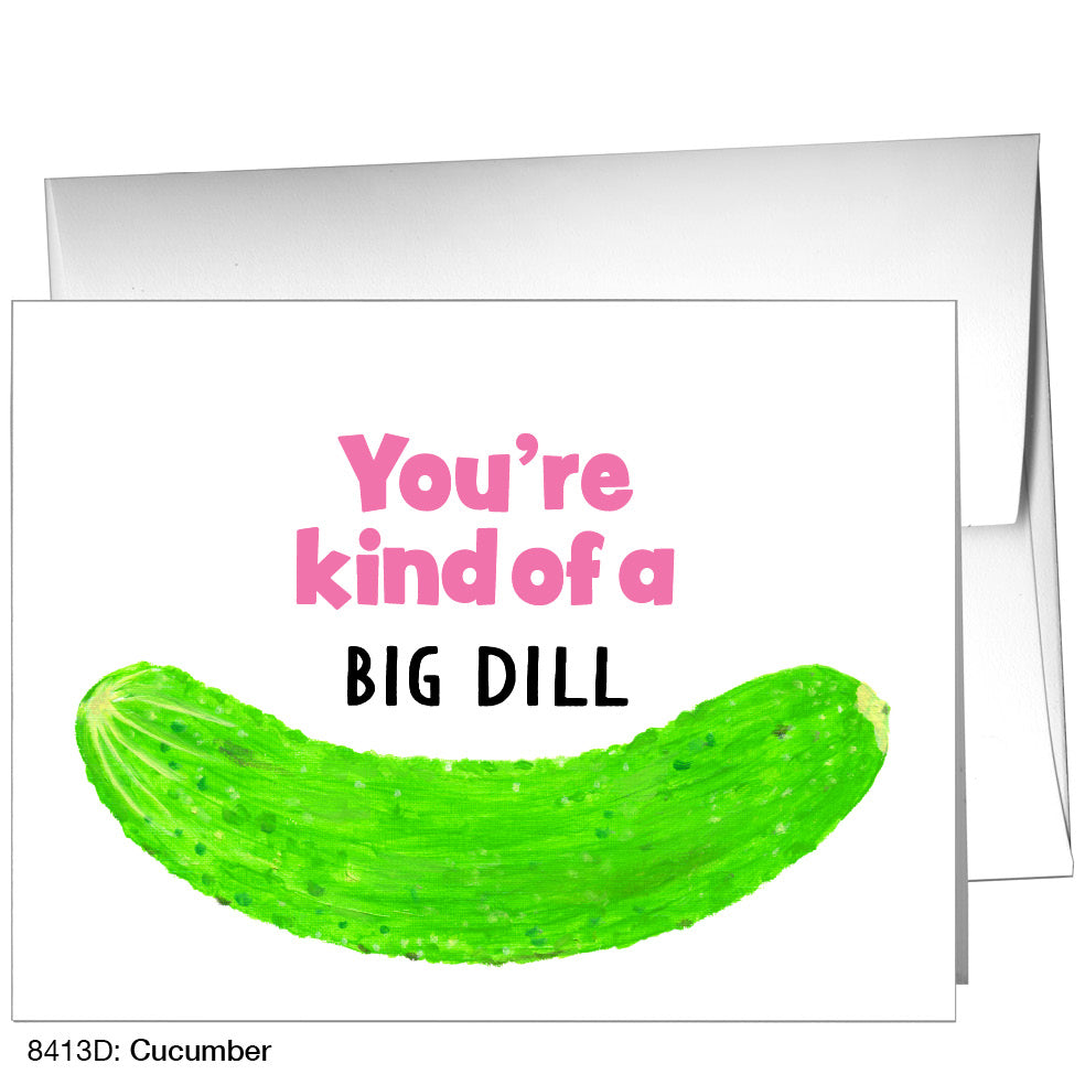 Cucumber, Greeting Card (8413D) - Arte House