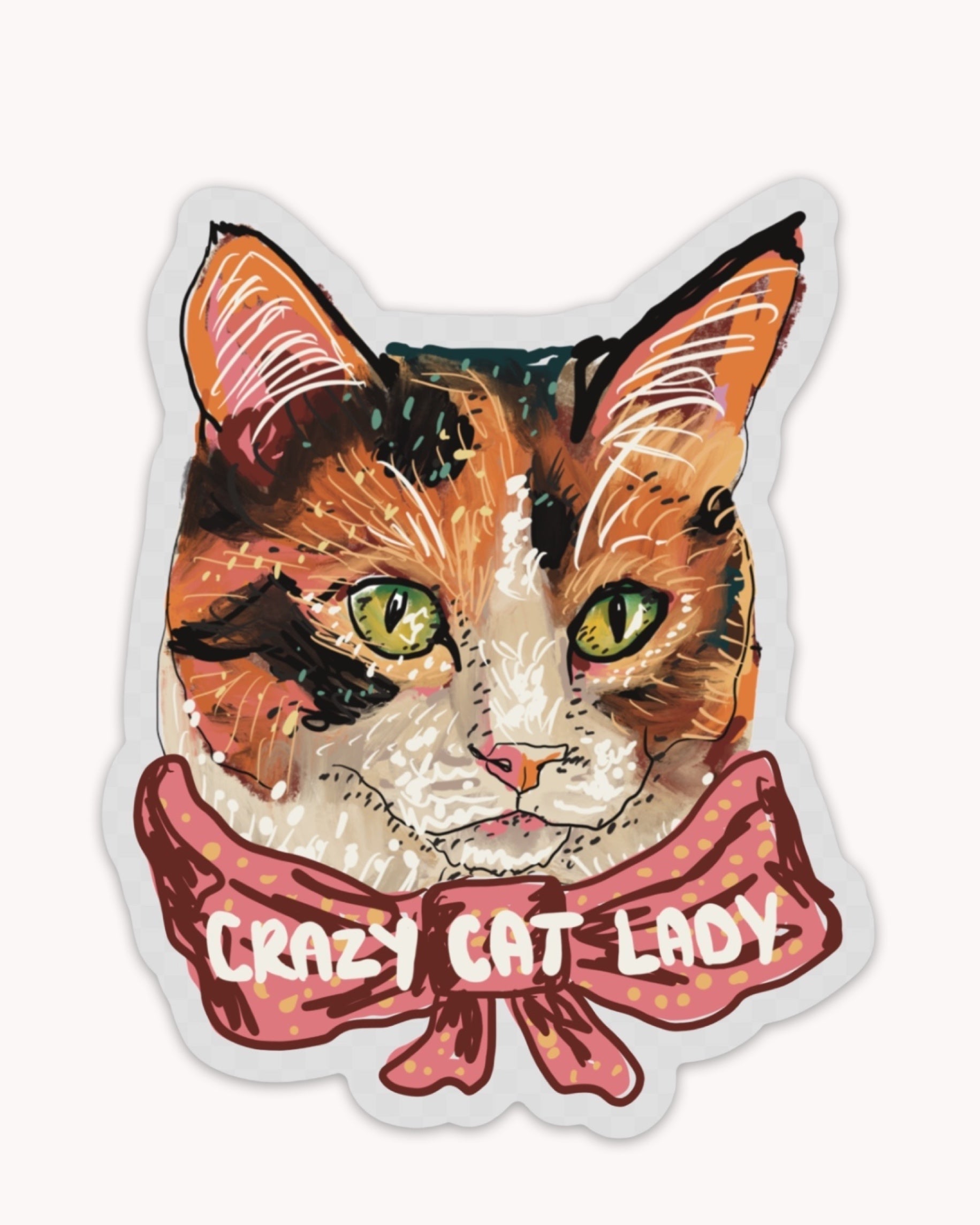Crazy Cat Lady Sticker - Arte House
