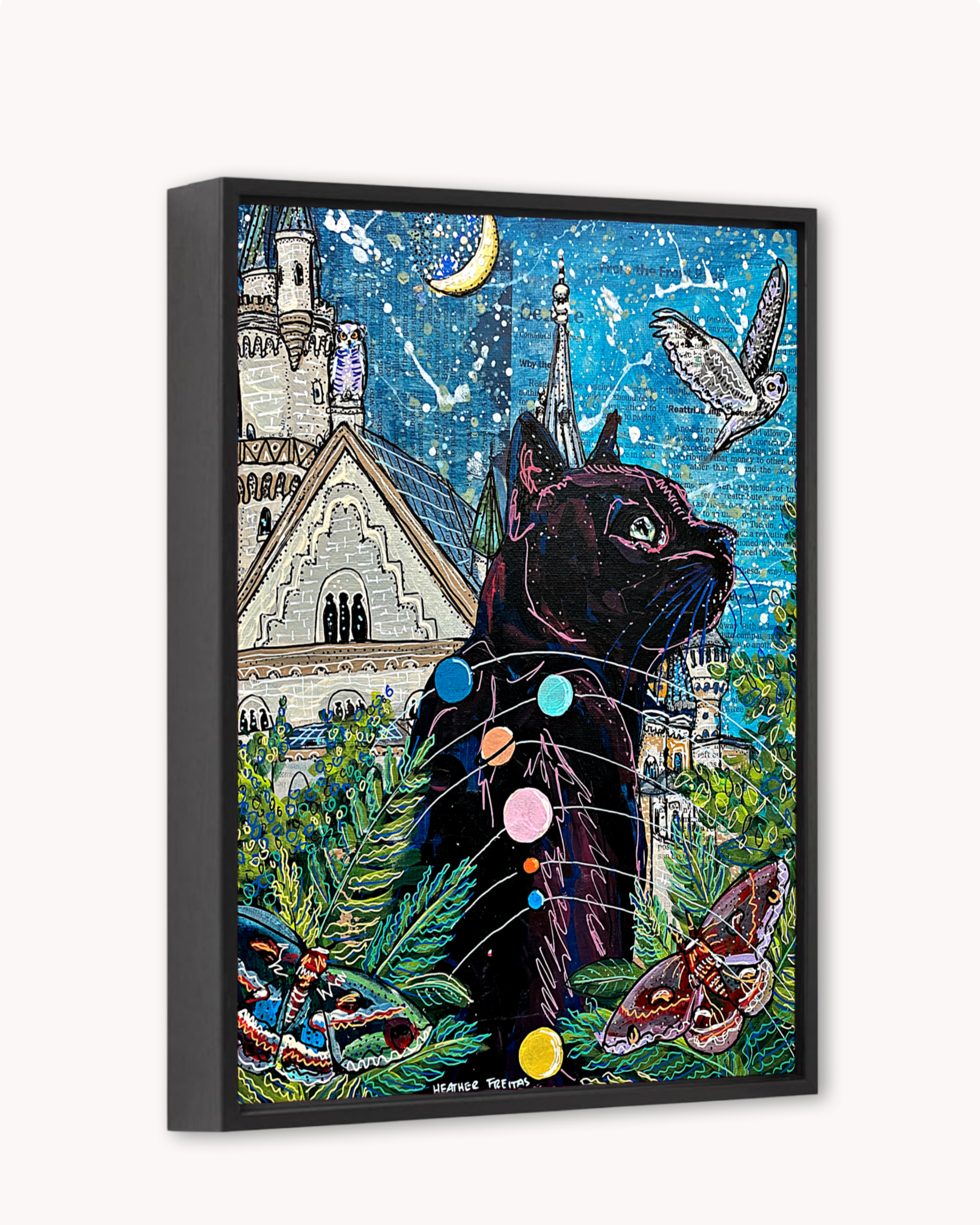 Jupiter Castle Cat Print - Arte House