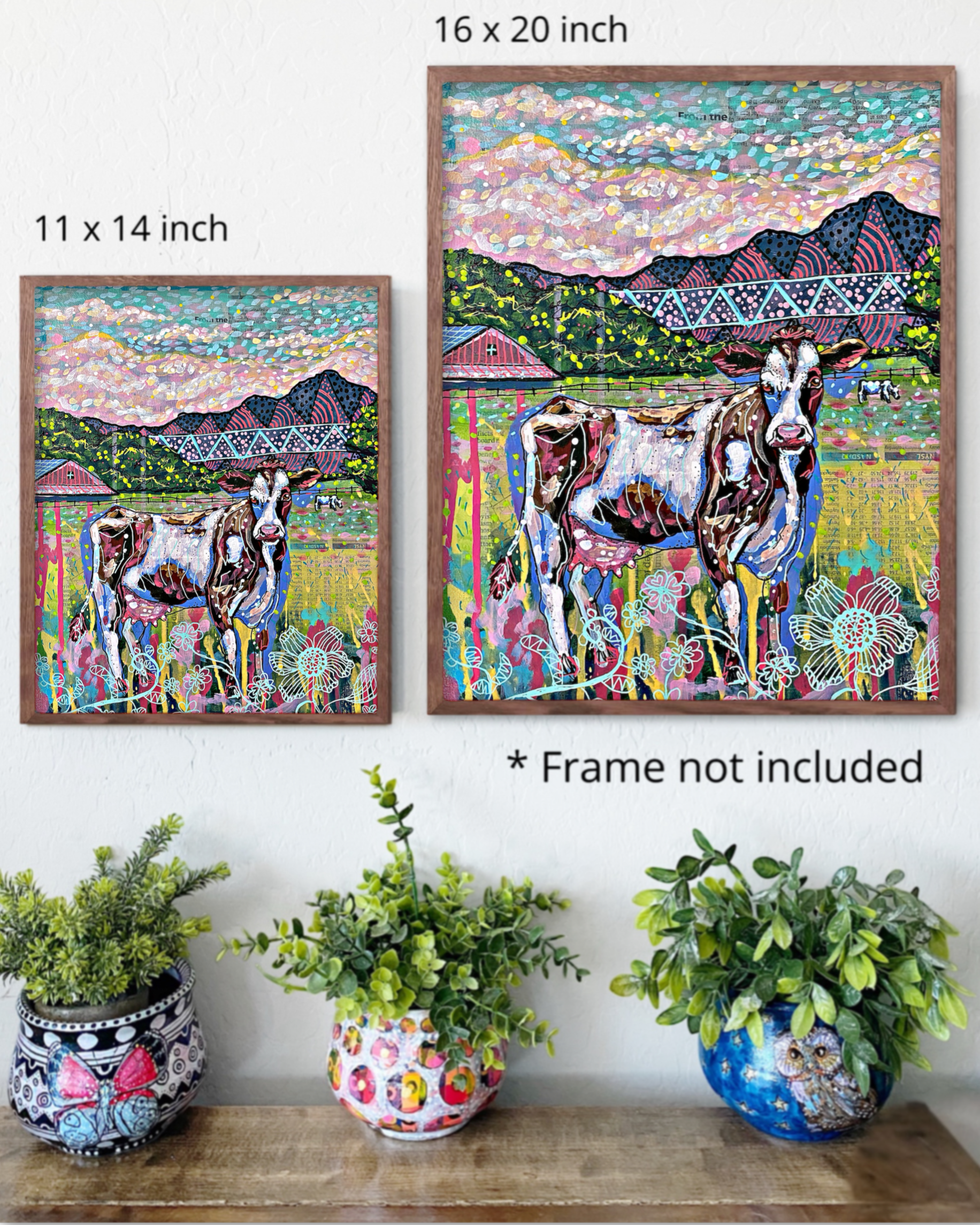 Cows On The Farm Print - Arte House