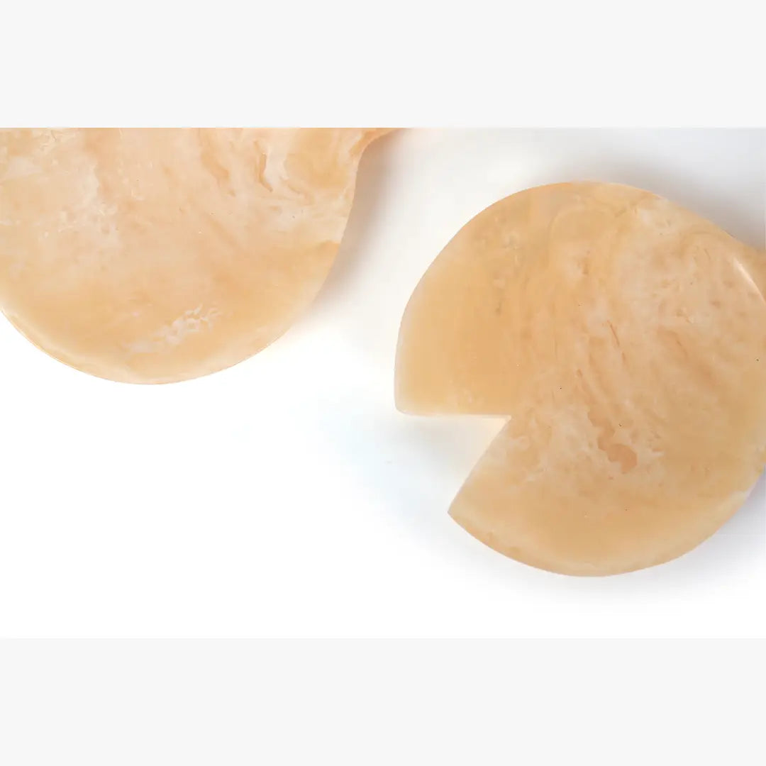 Resin Salad Server-Peach  (Set of 2), 12.40 x 3.93 Inches - Arte House