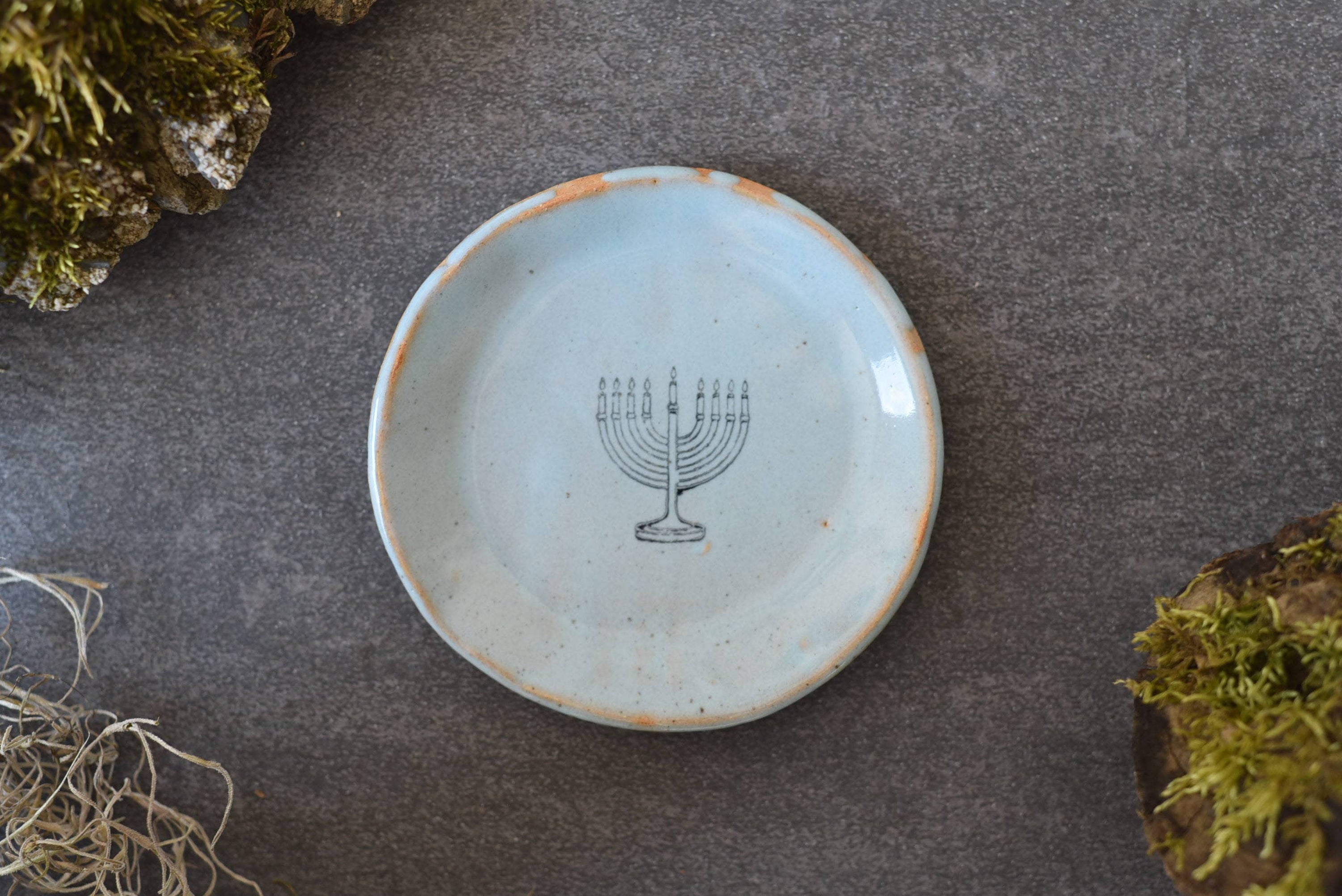 Mini Plate - Menorah