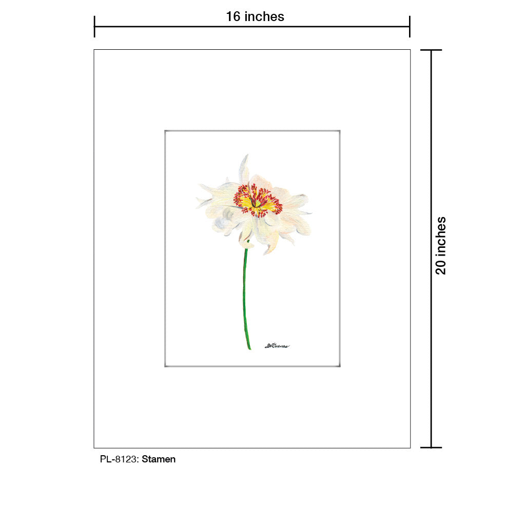 Stamen, Print (#8123C) - Arte House