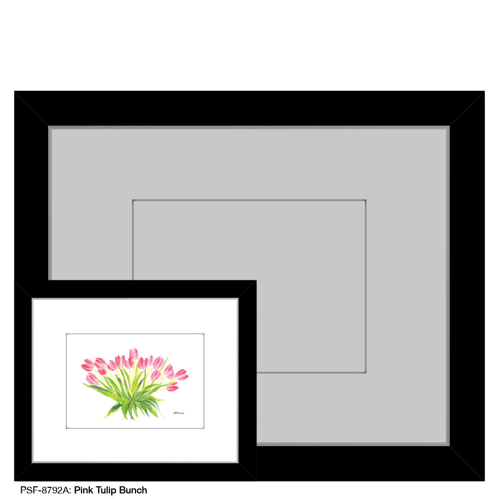 Pink Tulip Bunch, Print (#8792A) - Arte House