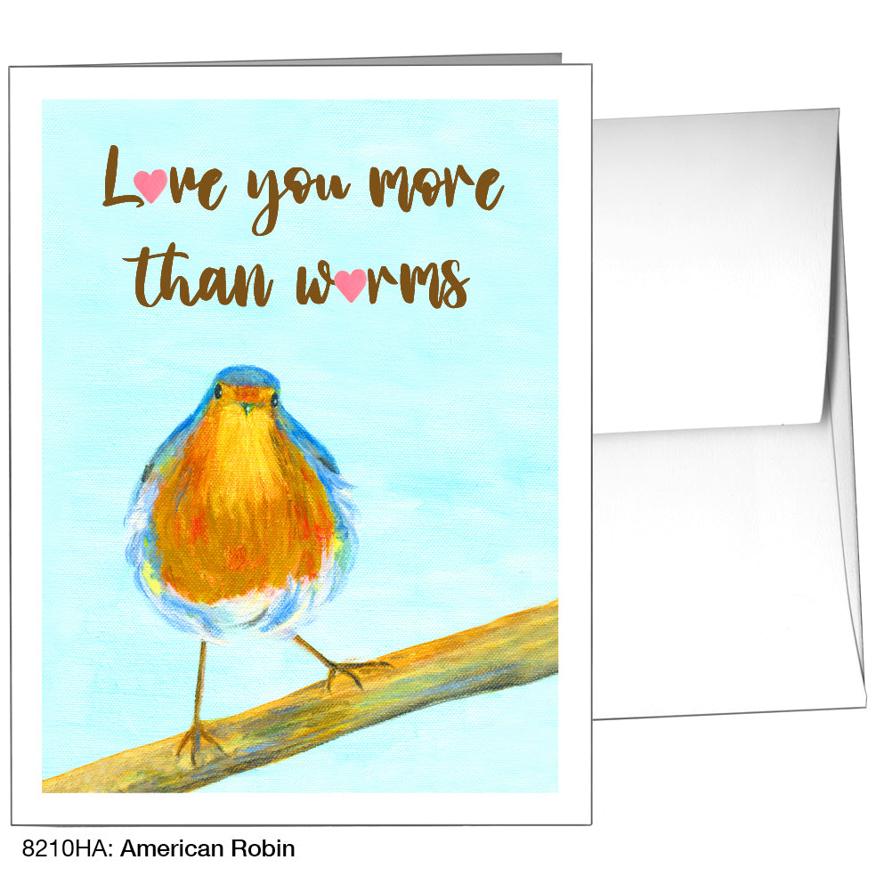 American Robin, Greeting Card (8210HA) - Arte House