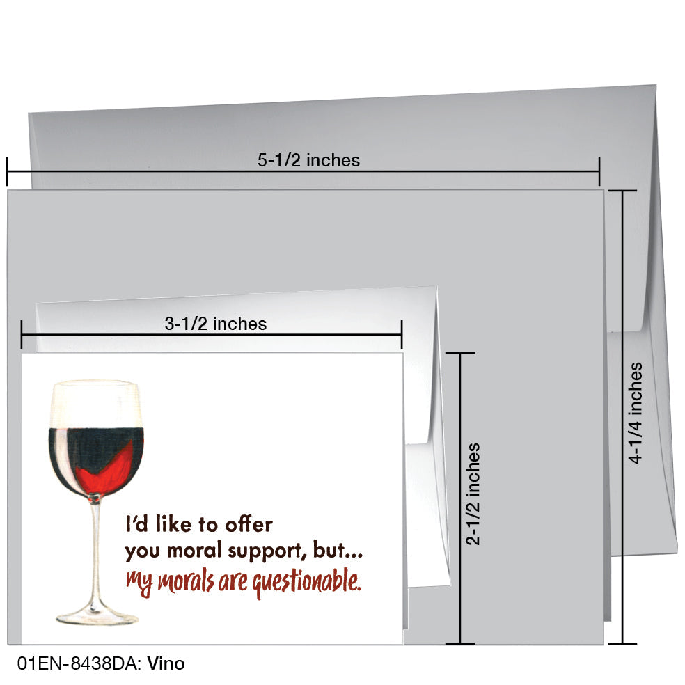 Vino, Greeting Card (8438DA) - Arte House
