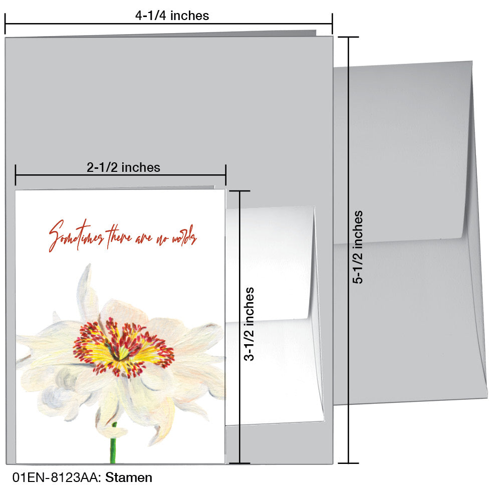 Stamen, Greeting Card (8123AA) - Arte House