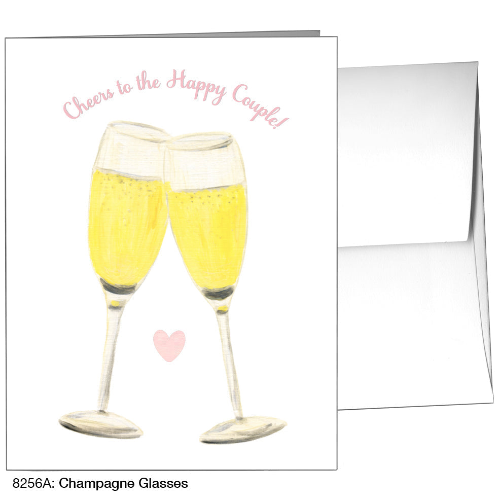 Champagne Glasses, Greeting Card (8256A) - Arte House