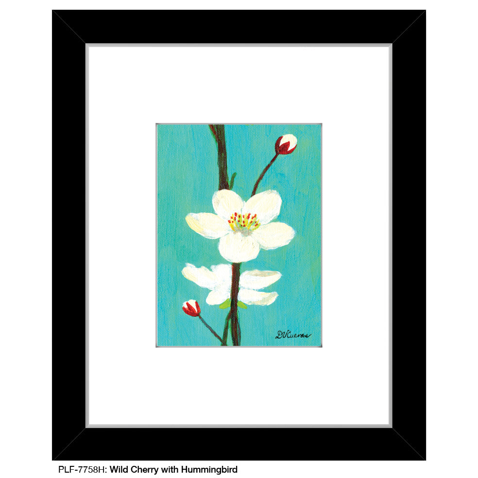 Wild Cherry with Hummingbird, Print (#7758H) - Arte House
