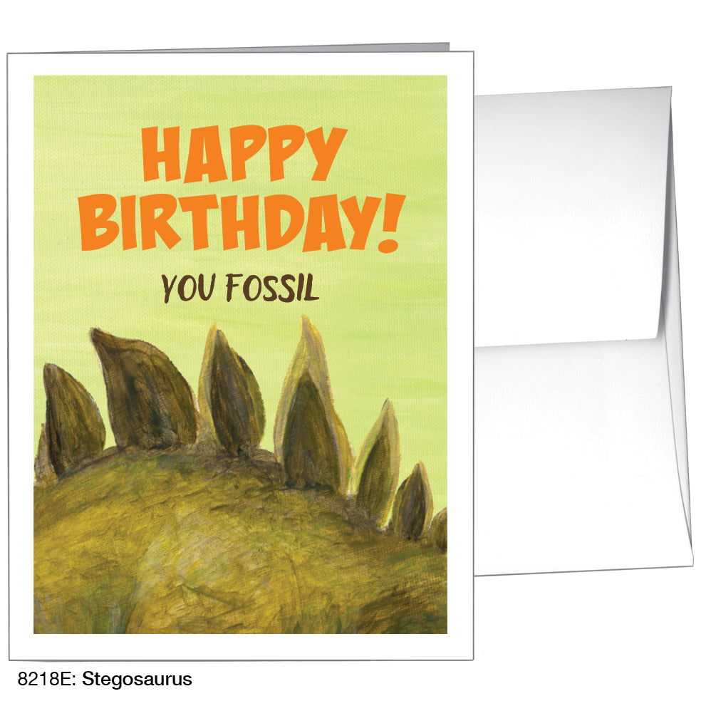 Stegosaurus, Greeting Card (8218E) - Arte House