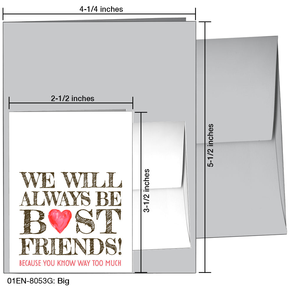 Big, Greeting Card (8053G) - Arte House