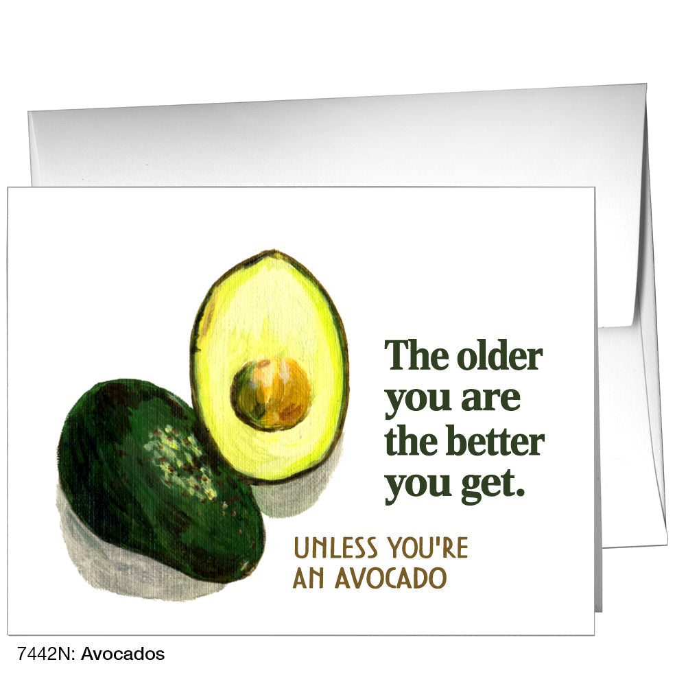 Avocados, Greeting Card (7442N) - Arte House