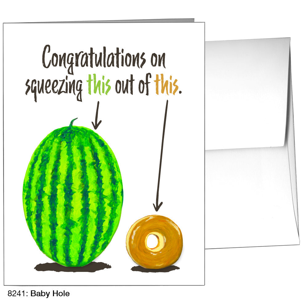 Baby Hole, Greeting Card (8241B)