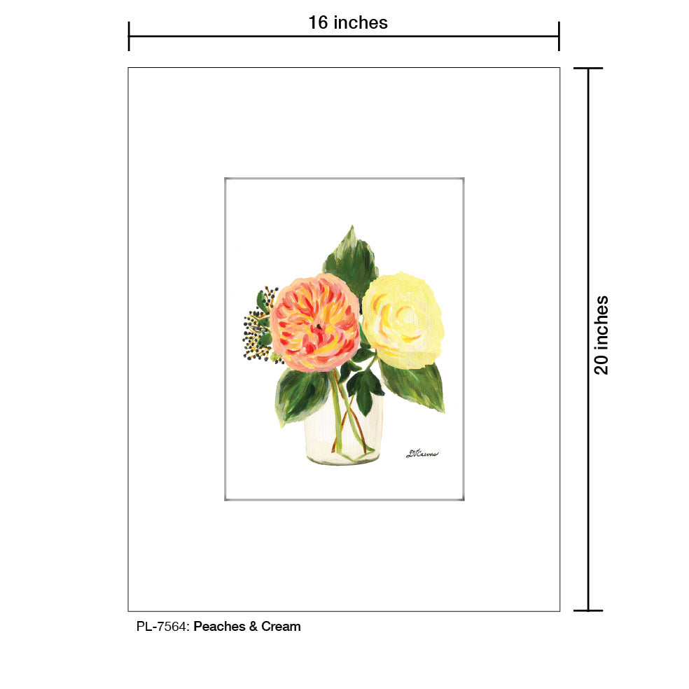 Peaches & Cream, Print (#7564D) - Arte House