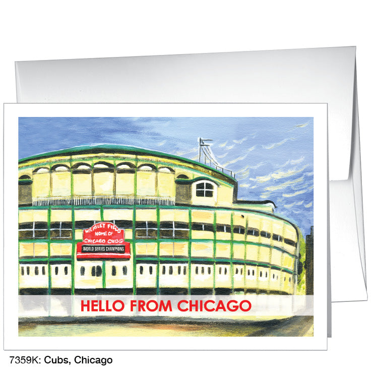 Cubs, Chicago, Greeting Card (7359K) - Arte House