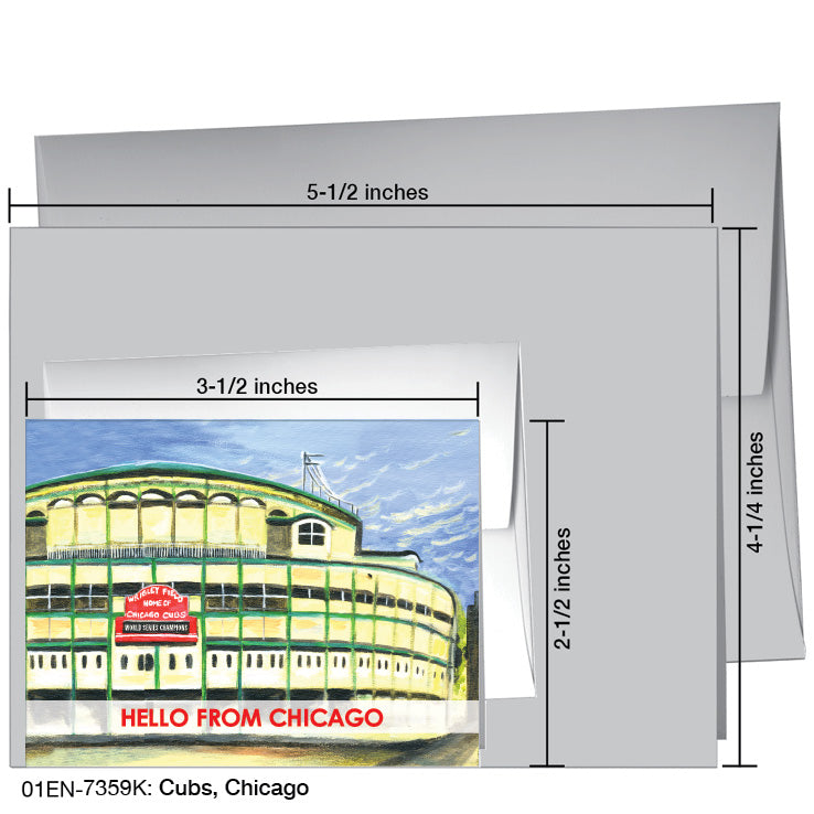 Cubs, Chicago, Greeting Card (7359K) - Arte House