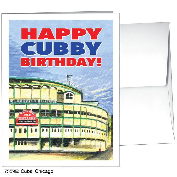 Cubs, Chicago, Greeting Card (7359E) - Arte House