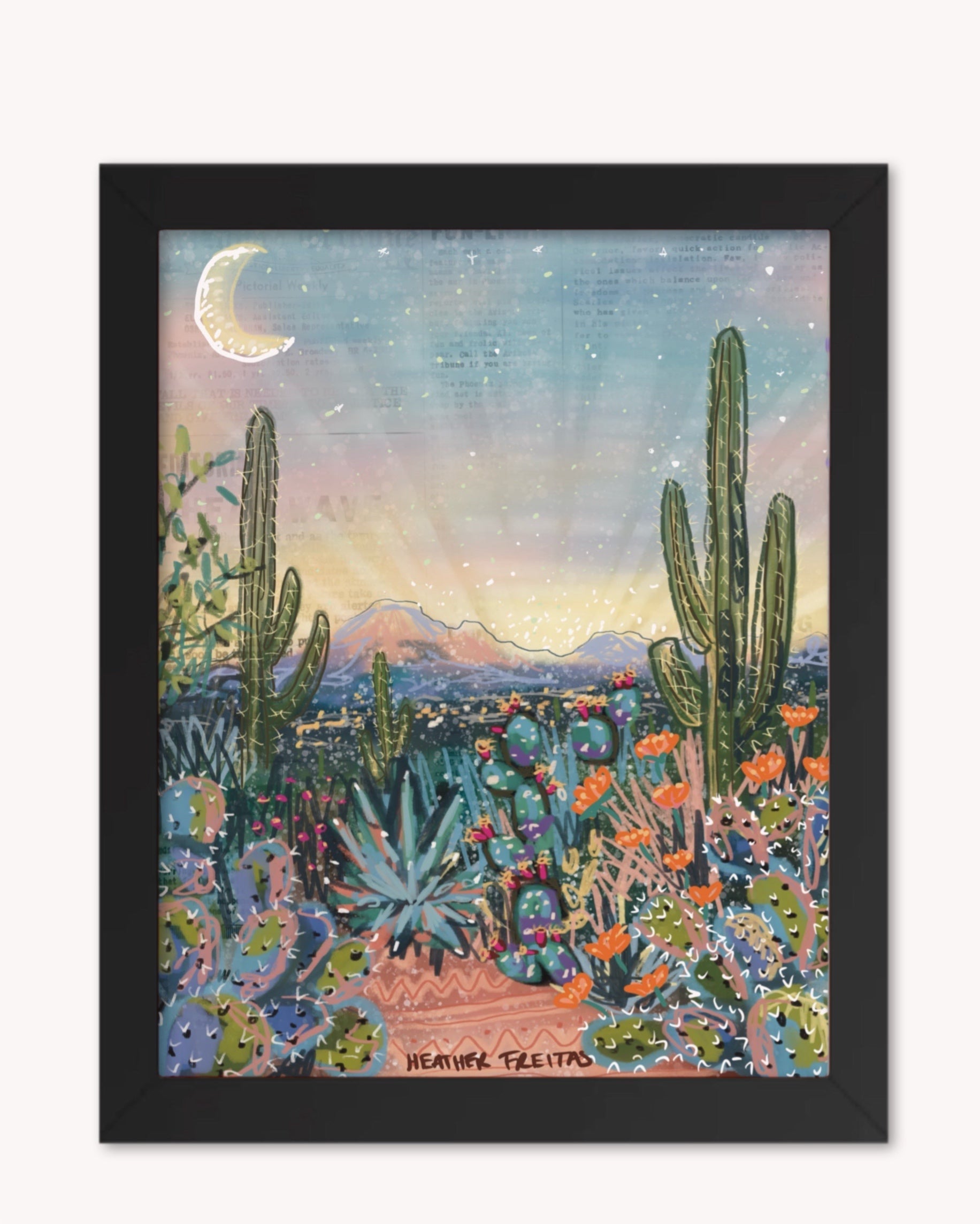 Sun Beams Print - Arte House