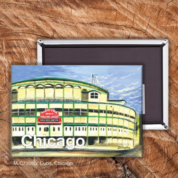 Cubs, Chicago, Magnet (M-7359D) - Arte House