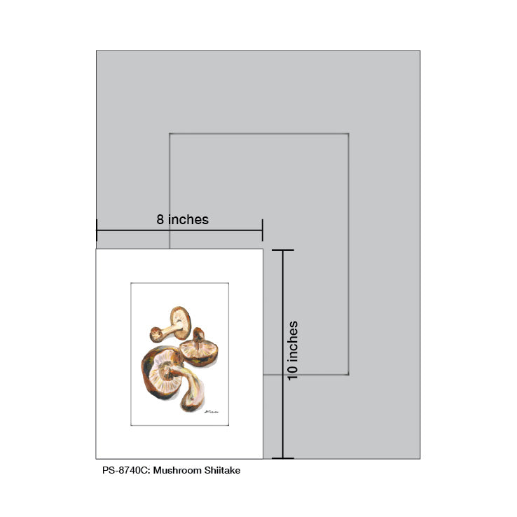 Mushroom Shiitake, Print (#8740C)