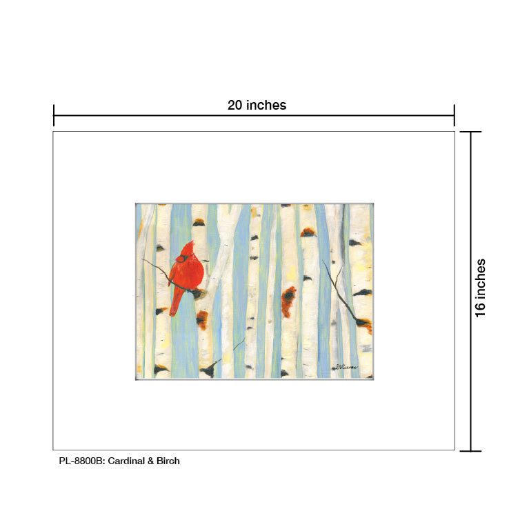Cardinal & Birch, Print (#8800B) - Arte House