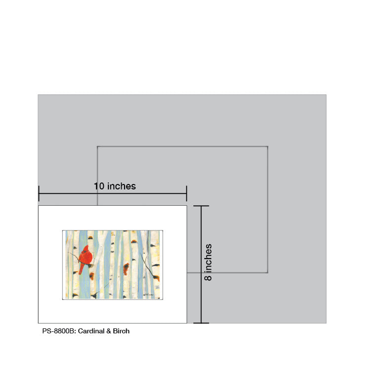 Cardinal & Birch, Print (#8800B) - Arte House