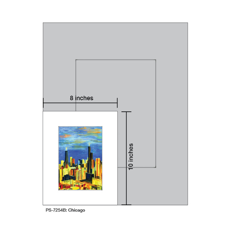 Chicago, Print (#7254B) - Arte House