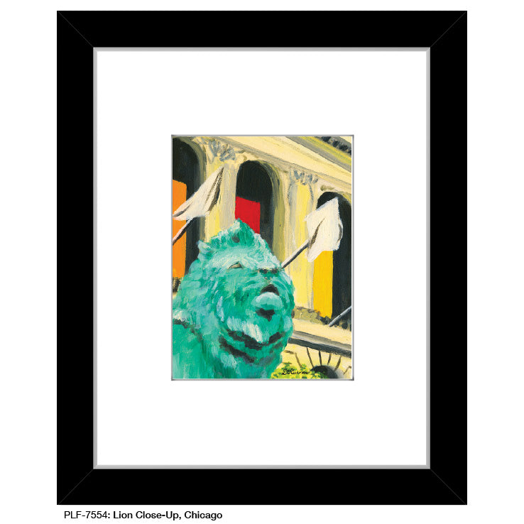 Lion, Chicago, Print (#7367AA)