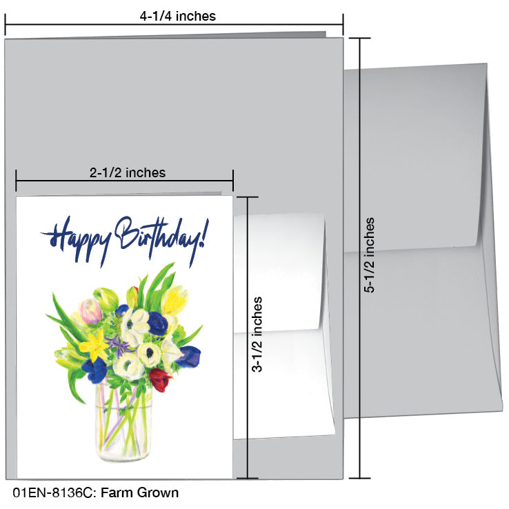 Farm Grown, Greeting Card (8136C) - Arte House