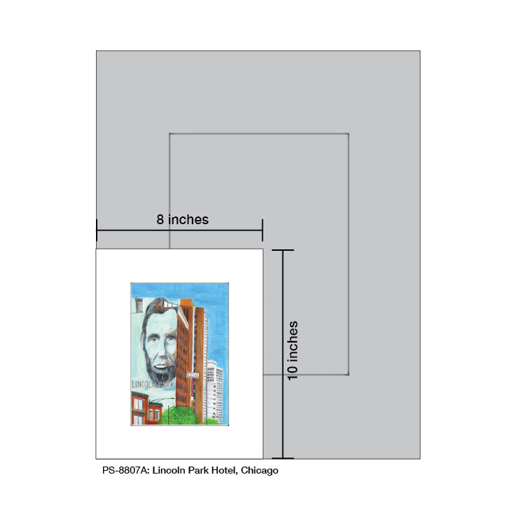 Lincoln Hotel, Chicago, Print (#8807A) - Arte House