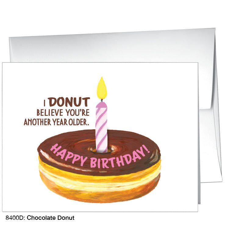 Chocolate Donut, Greeting Card (8400D) - Arte House